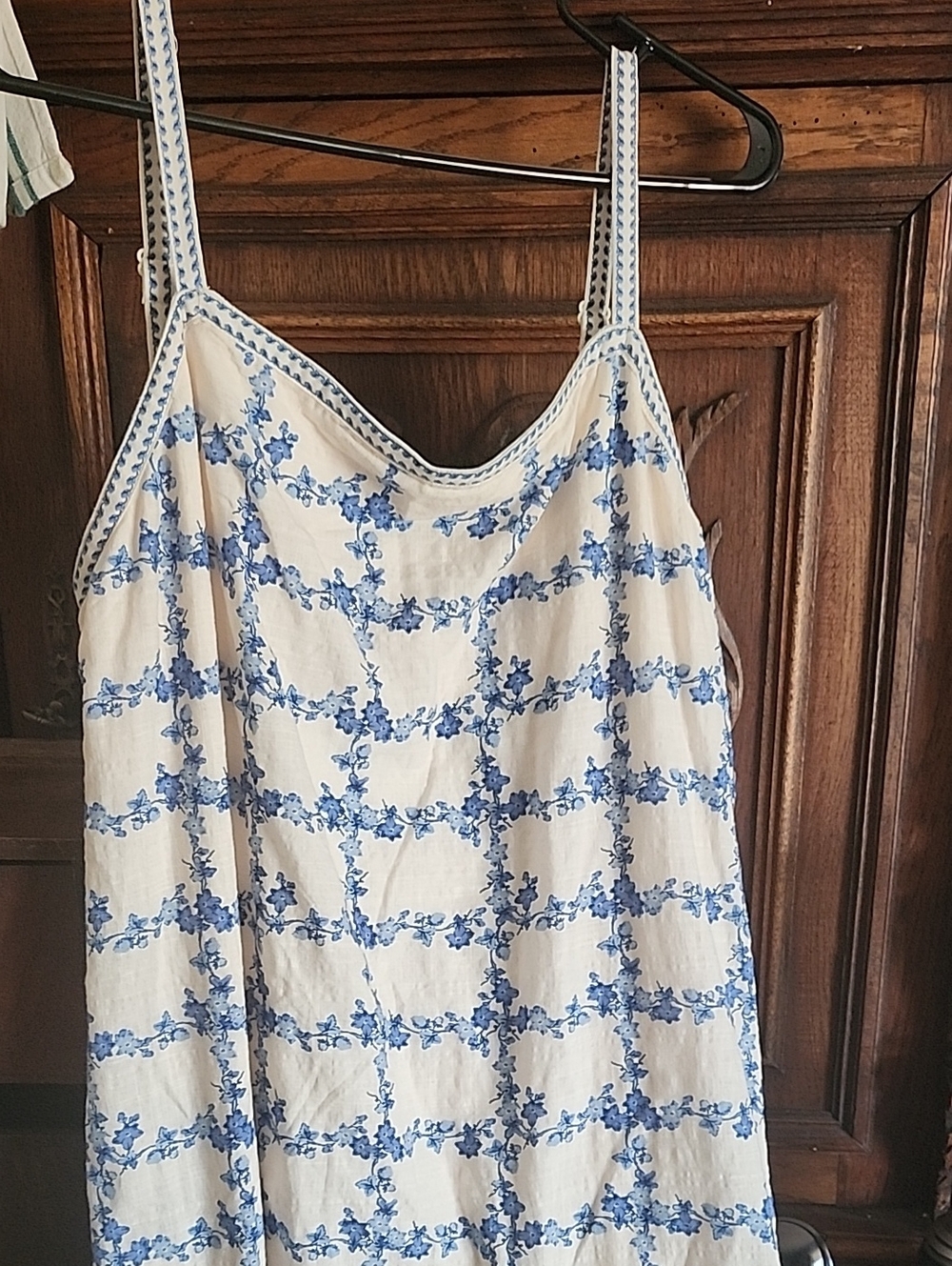 Max Studio Blue Floral Maxi Dress